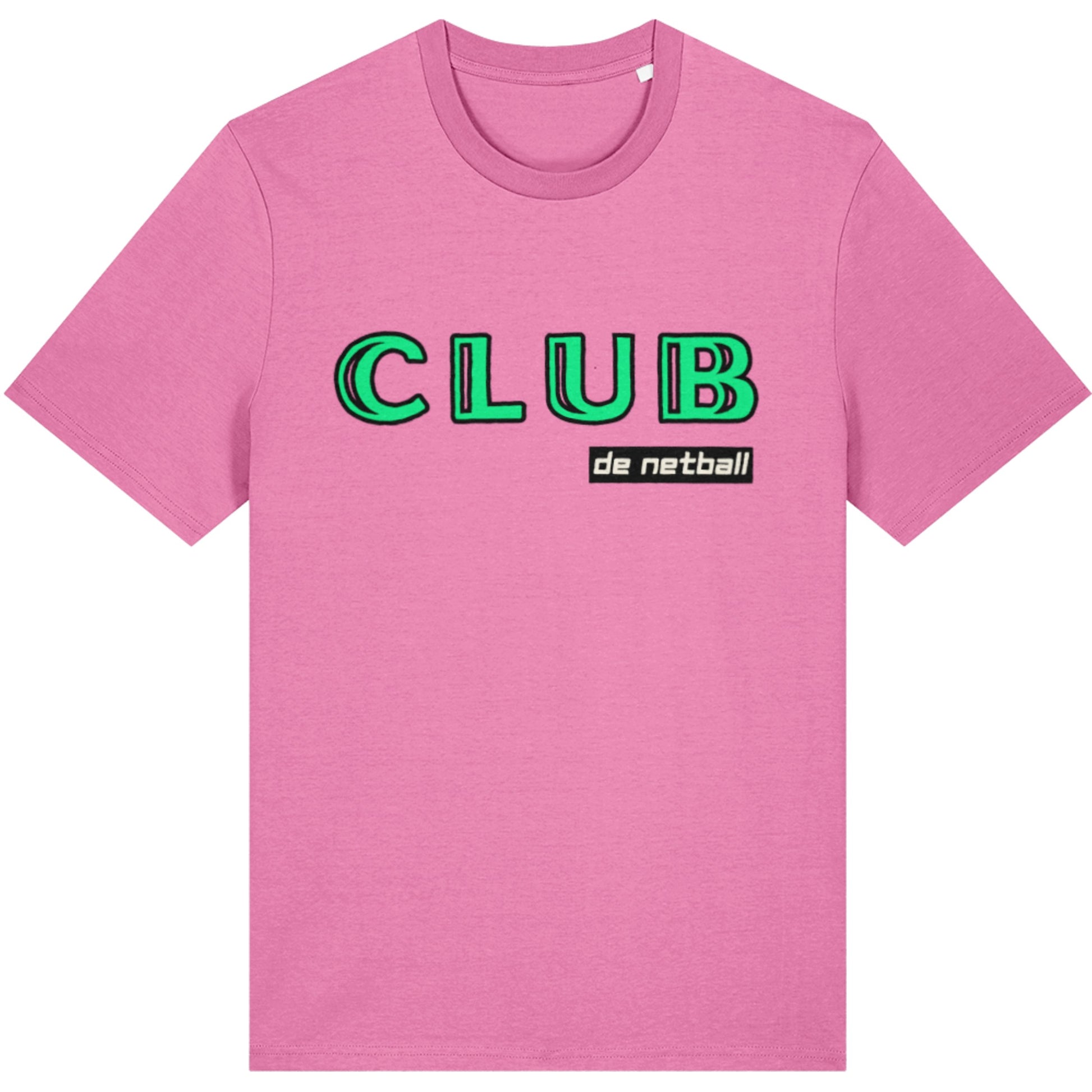Pink and Green Netball T-Shirt Top