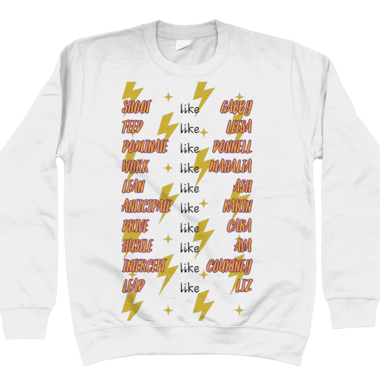 Sunshine Coast Lightning 2026 Netball Team Sweatshirt