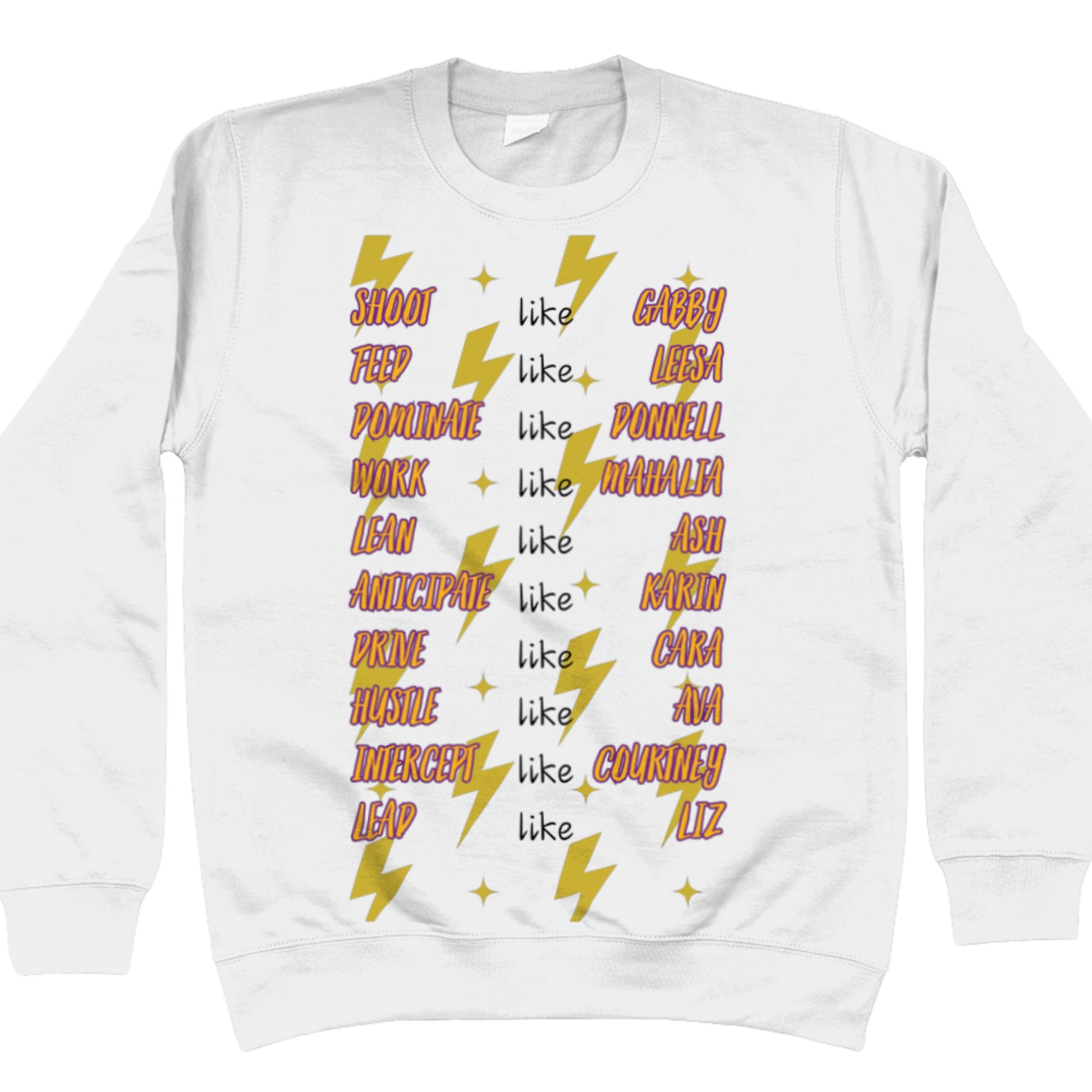 Sunshine Coast Lightning 2026 Netball Team Sweatshirt