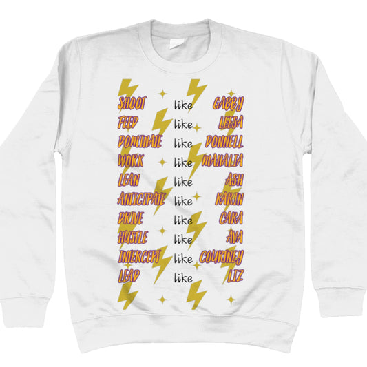 Sunshine Coast Lightning 2026 Netball Team Sweatshirt