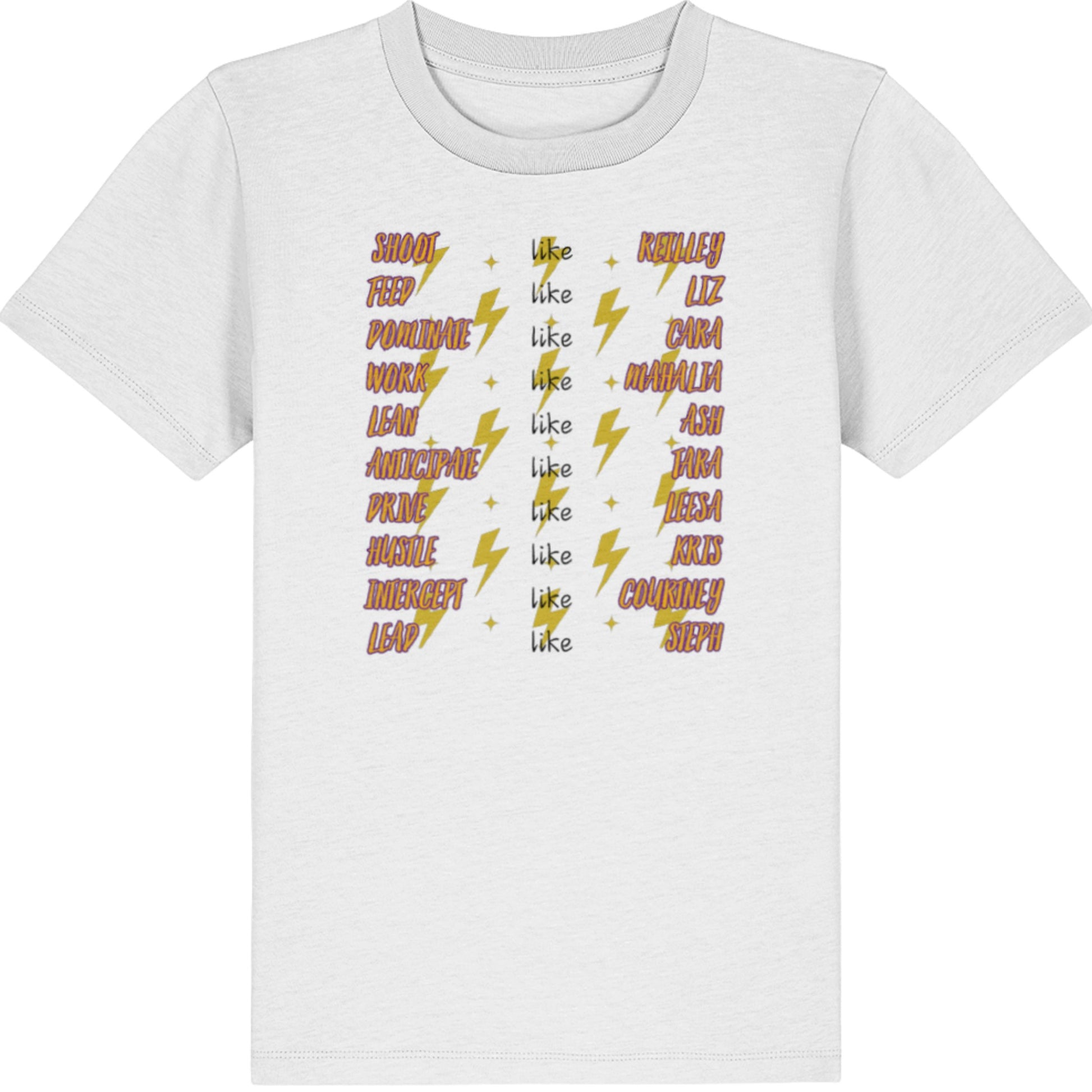 Sunshine Coast Lightning Netball Supporter Kids T-Shirt