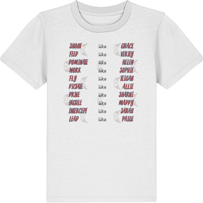 NSW Swifts Netball Kids Supporter T-Shirt Top