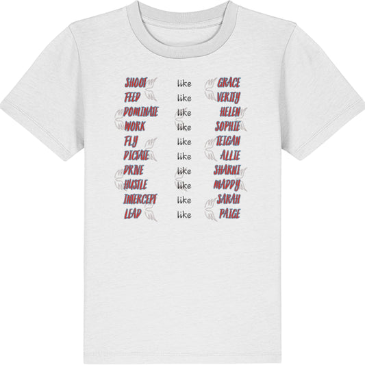 NSW Swifts Netball Kids Supporter T-Shirt Top