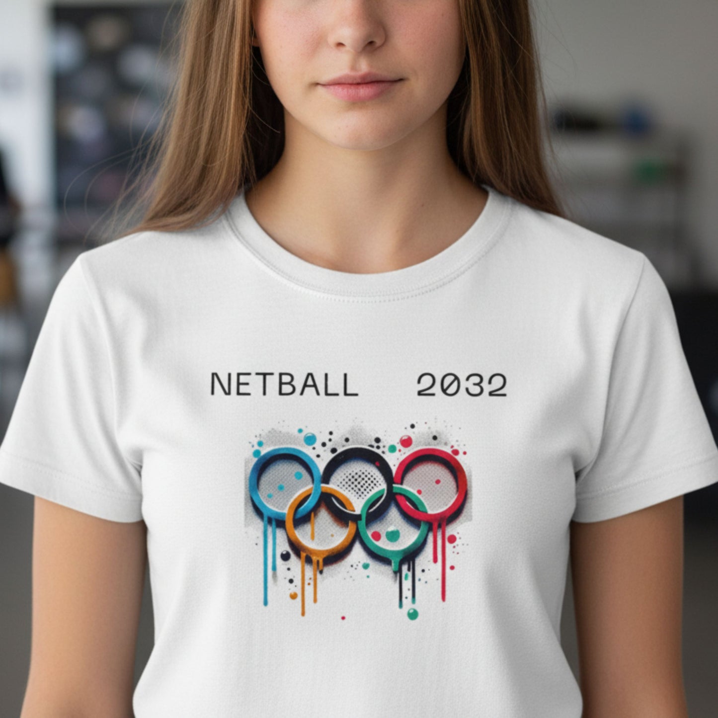 Netball Gifts - Netball 2032 Olympics Shirt for Teen Girls