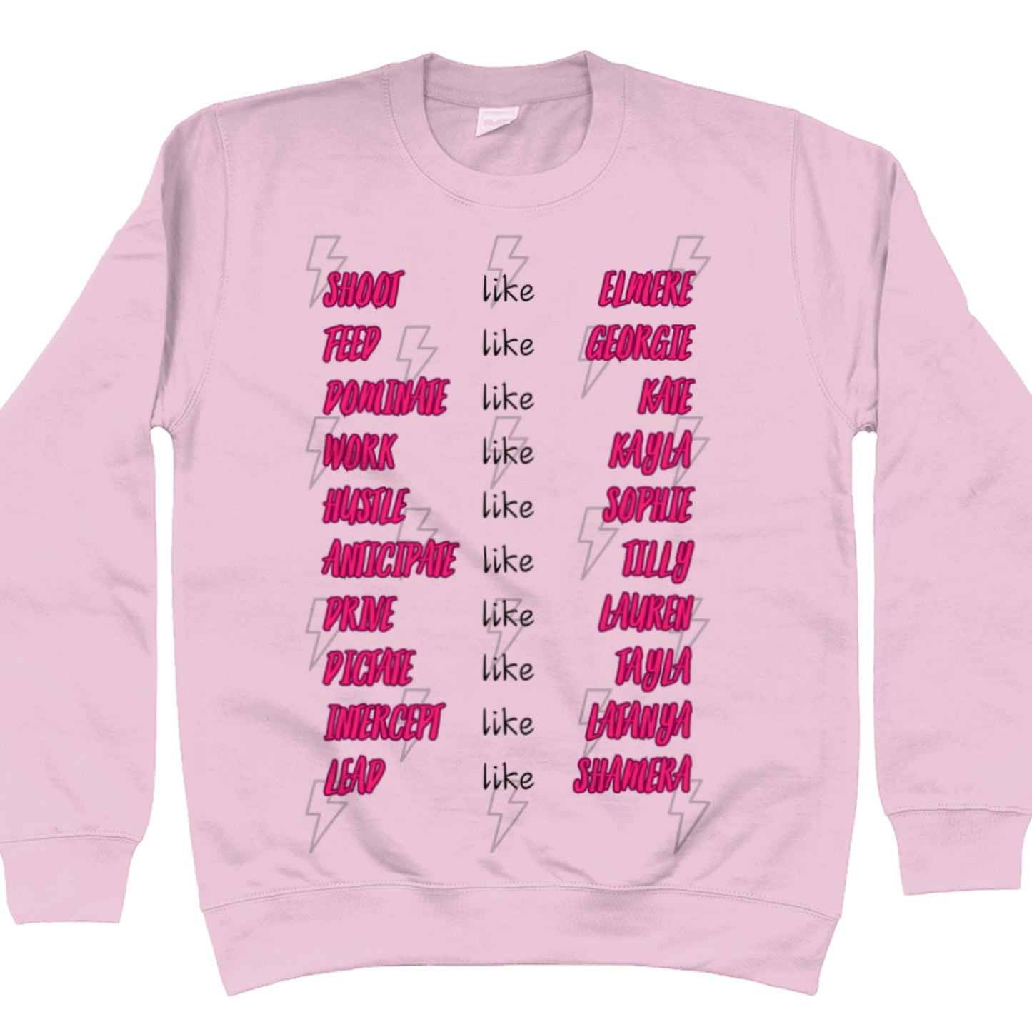 Adelaide Thunderbirds Netball Team Supporter Sweatshirt - SSN Netball