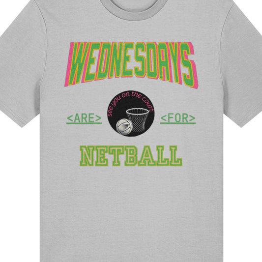 Wednesday Netball Tee Shirt - Netball Gift