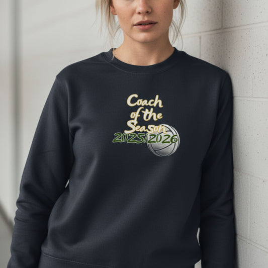 Women's Netball Coach of the Season Sweatshirt - Netball Coach Prize