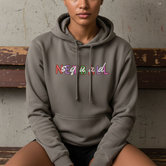 Netball Gifts - Neutral Netball Hoodie for Women